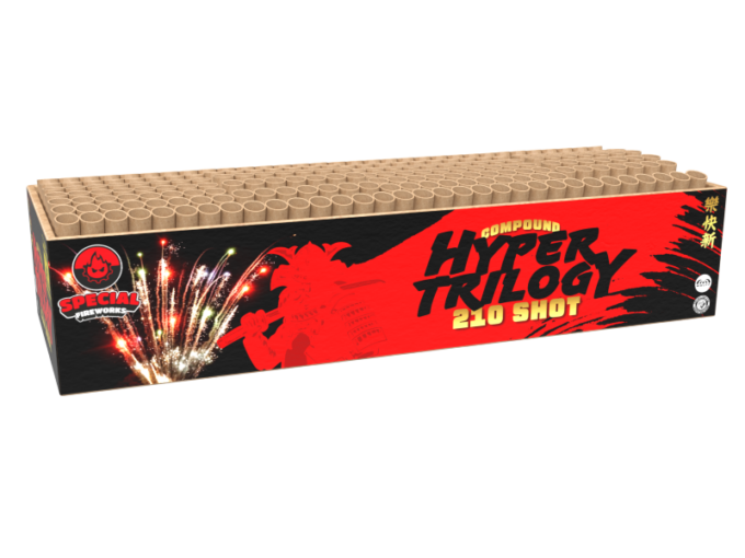 Silvester ~ Hyper Trilogy 210-Schuss-Feuerwerkverbund